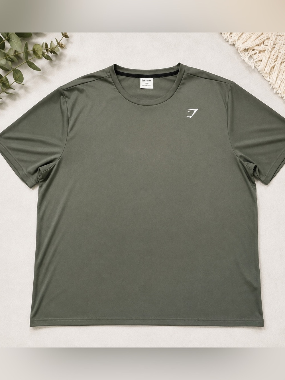 Gymshark Olive Green Performance Training T-Shirt Men’s XXXL